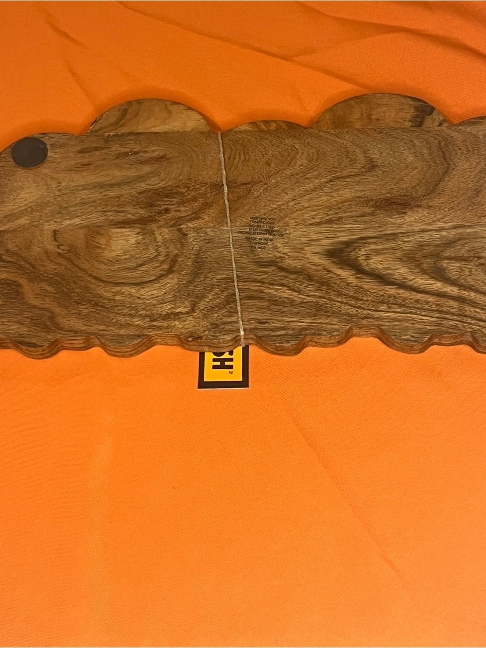Ghoulish Wood Ghost Serving Plank - Brown & Black - Picture 6 of 9